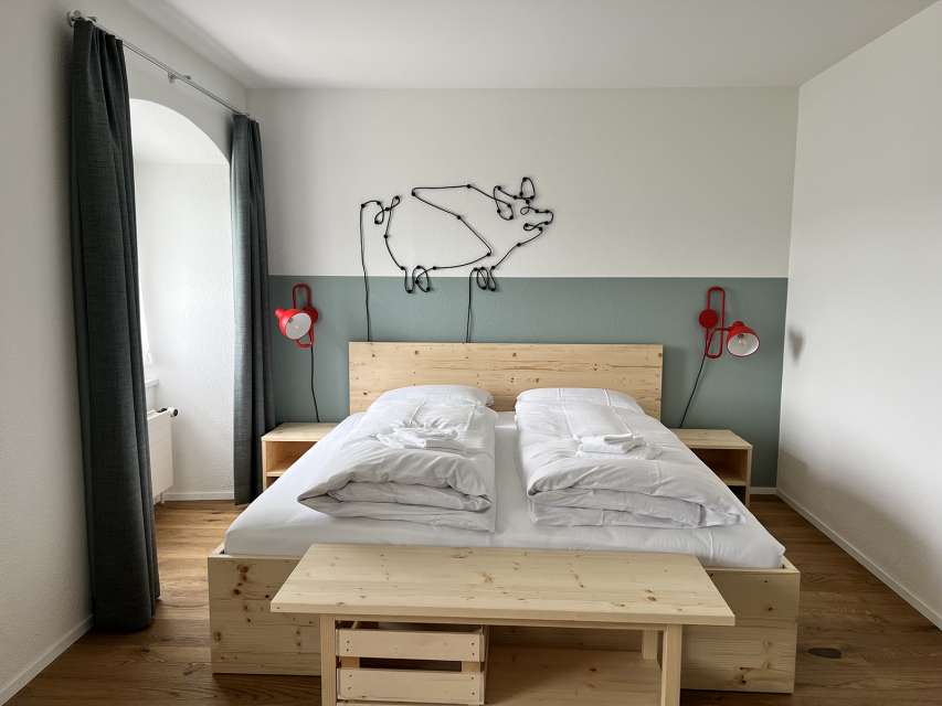 Doppelzimmer mit Etagen Dusche/WC